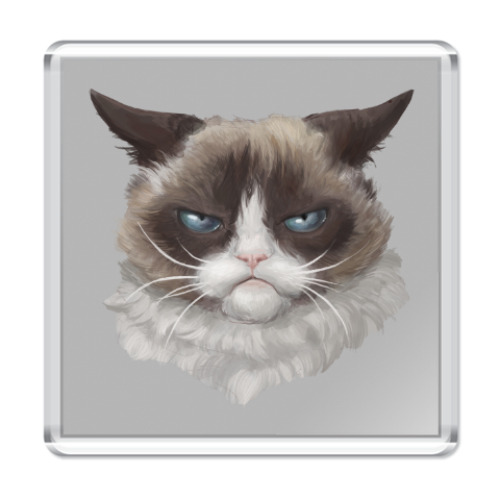 Магнит Grumpy Cat / Сердитый Кот