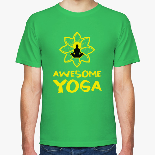 Футболка Awesome yoga - Классная йога