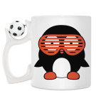 Кружка с футбольным мячиком