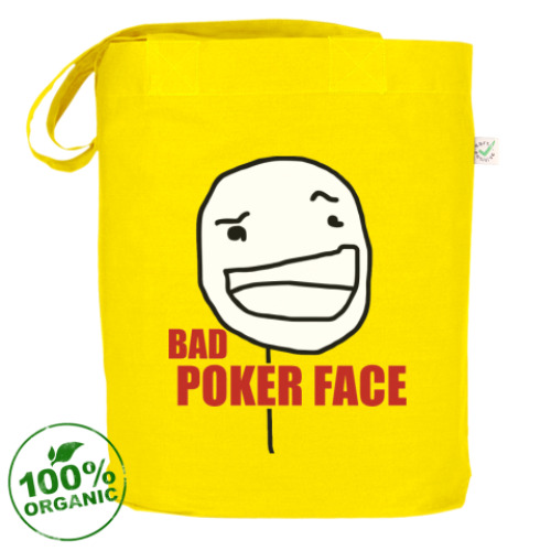 Сумка шоппер Bad Poker Face