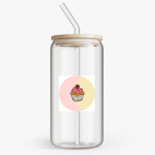 Банка с бамбуковой крышкой