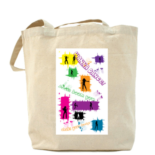 Сумка шоппер с принтом Диско класс