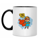 Кружка двухцветная