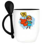 Кружка с ложкой