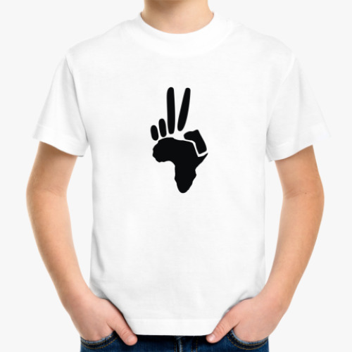 Детская футболка Peace (Африка)