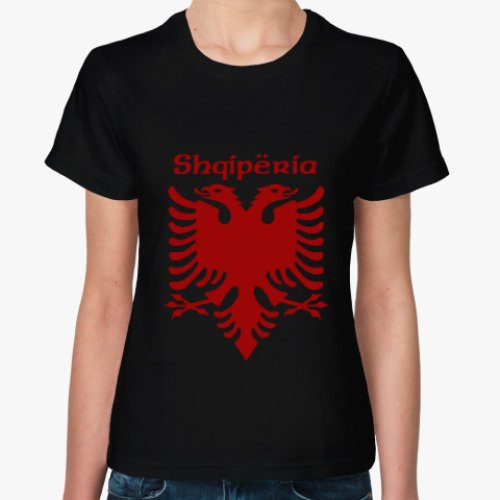 Женская футболка Албания
