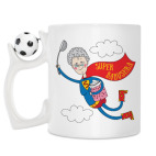 Кружка с футбольным мячиком