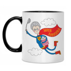 Кружка двухцветная