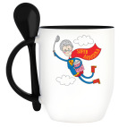 Кружка с ложкой