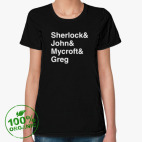 Женская футболка органик