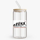 Банка с бамбуковой крышкой