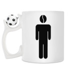 Кружка с футбольным мячиком