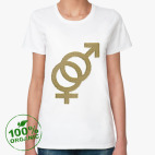 Женская футболка органик
