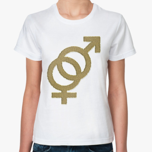Классическая футболка Венера и Марс