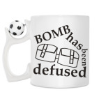 Кружка с футбольным мячиком