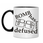 Кружка двухцветная