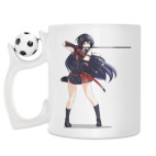 Кружка с футбольным мячиком