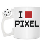 Кружка с футбольным мячиком