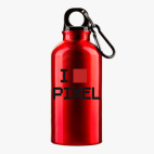 Металлическая бутылка 400 мл UV-DTF