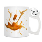 Кружка с футбольным мячиком