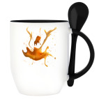 Кружка с ложкой