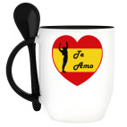 Кружка с ложкой