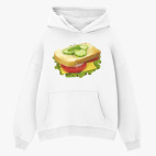 Толстовка худи оверсайз