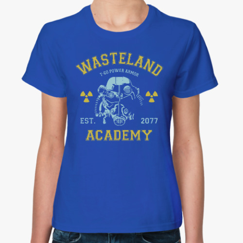 Женская футболка Fallout. Wasteland Academy
