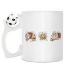 Кружка с футбольным мячиком