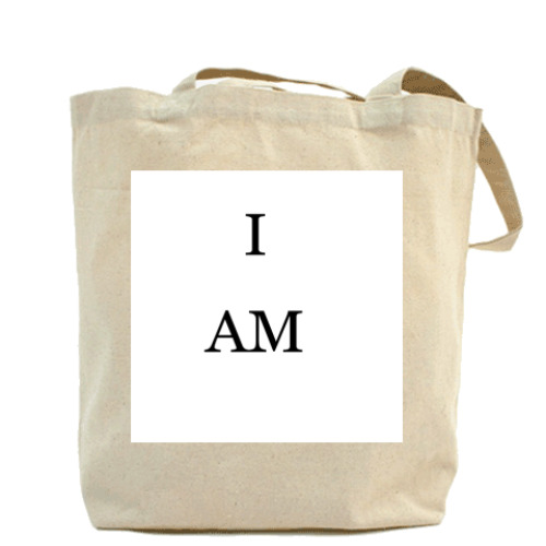 Сумка шоппер с принтом долой пластик