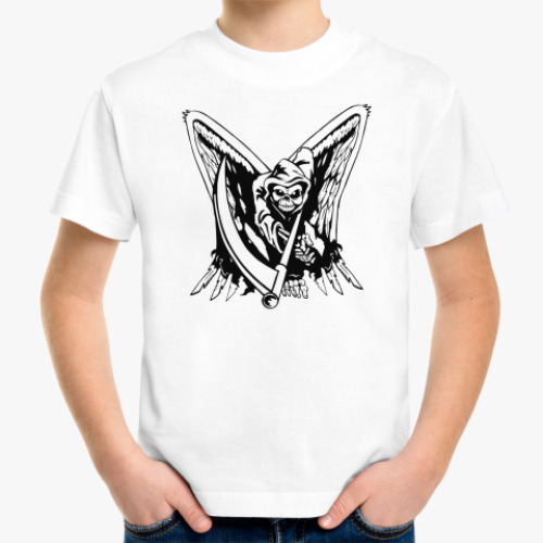 Детская футболка с принтом Ангел Смерти