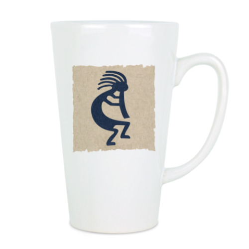 Чашка Латте с принтом Индеец