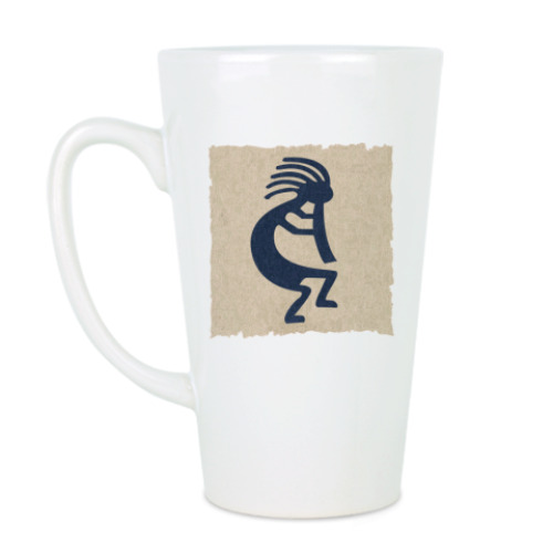 Чашка Латте с принтом Индеец