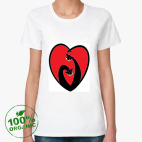 Женская футболка органик