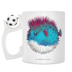 Кружка с футбольным мячиком