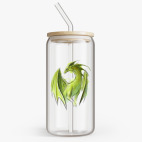 Банка с бамбуковой крышкой