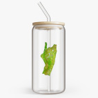 Банка с бамбуковой крышкой