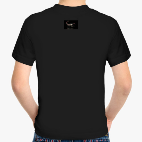 Детская футболка Чёрный скорпион