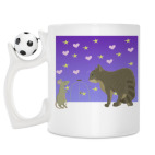 Кружка с футбольным мячиком