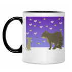 Кружка двухцветная