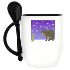 Кружка с ложкой