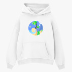 Толстовка худи оверсайз