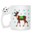 Кружка с футбольным мячиком