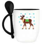 Кружка с ложкой