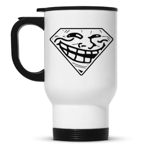Кружка-термос с принтом Super Troll