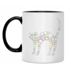 Кружка двухцветная