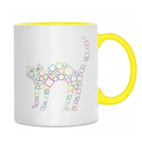 Кружка с принтом Кот