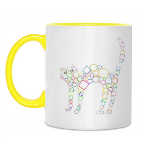 Кружка с принтом Кот