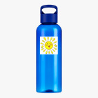 Прозрачная спортивная бутылка