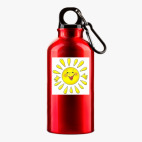 Металлическая бутылка 400 мл UV-DTF